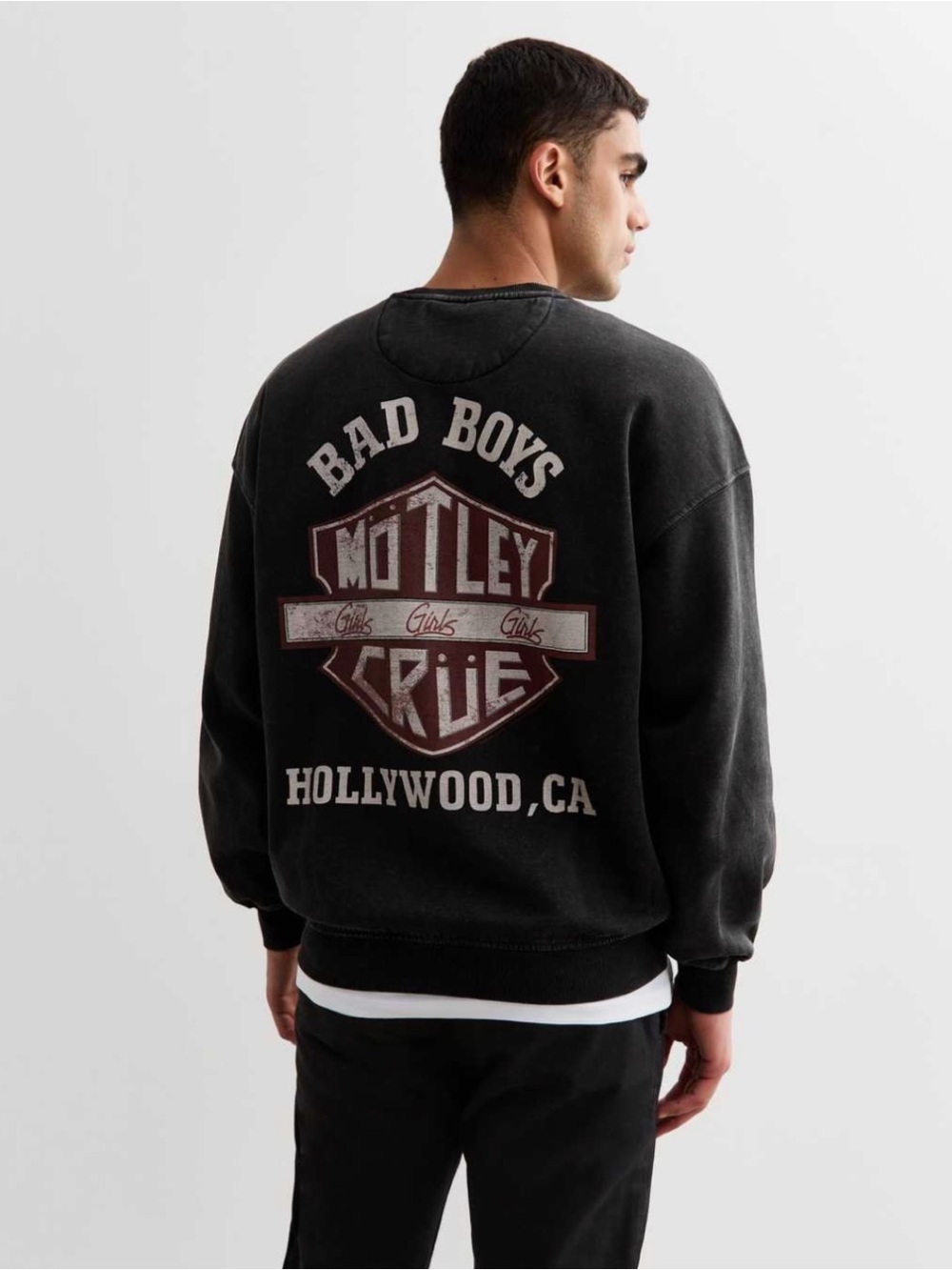 NEW Only & Sons Motley Crue Girls Girls Girls Crewneck Sweatshirt